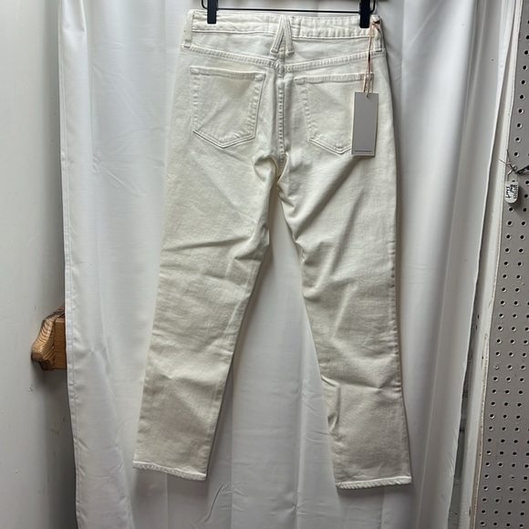 SLVRLAKE Lou Lou White Mid Rise Slim Jeans- 27 - Picture 6 of 6